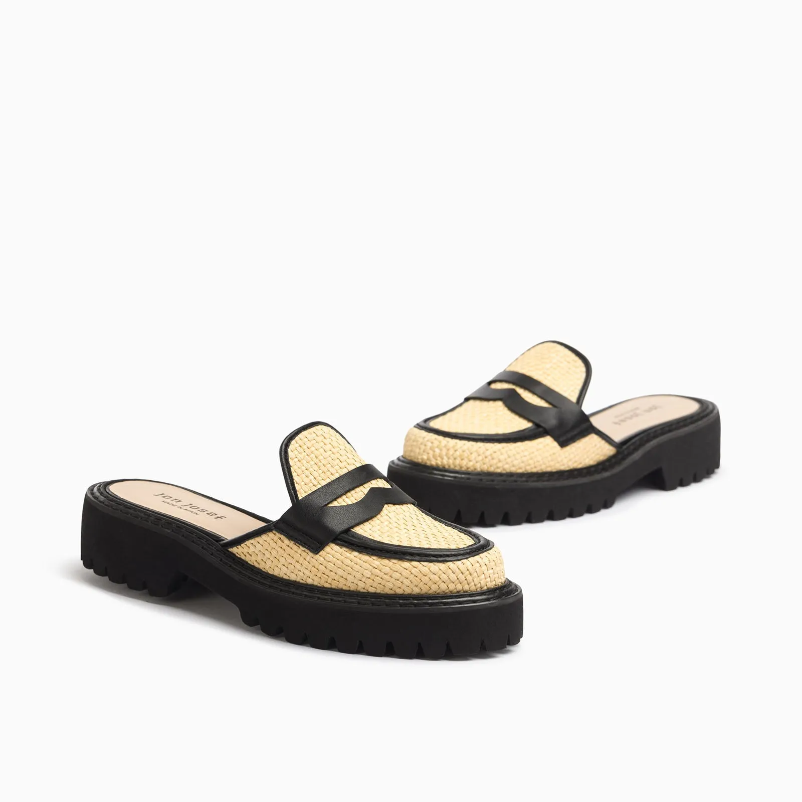 Gold Penny Mule