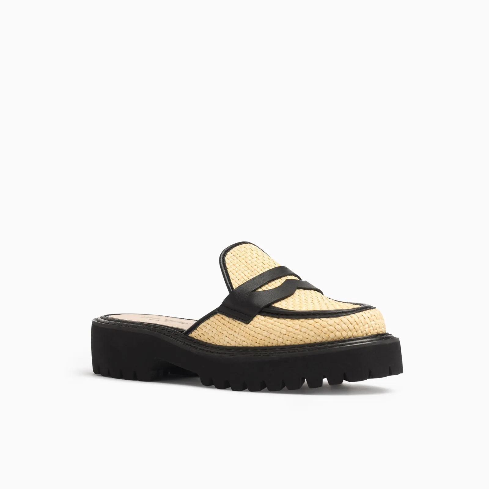 Gold Penny Mule