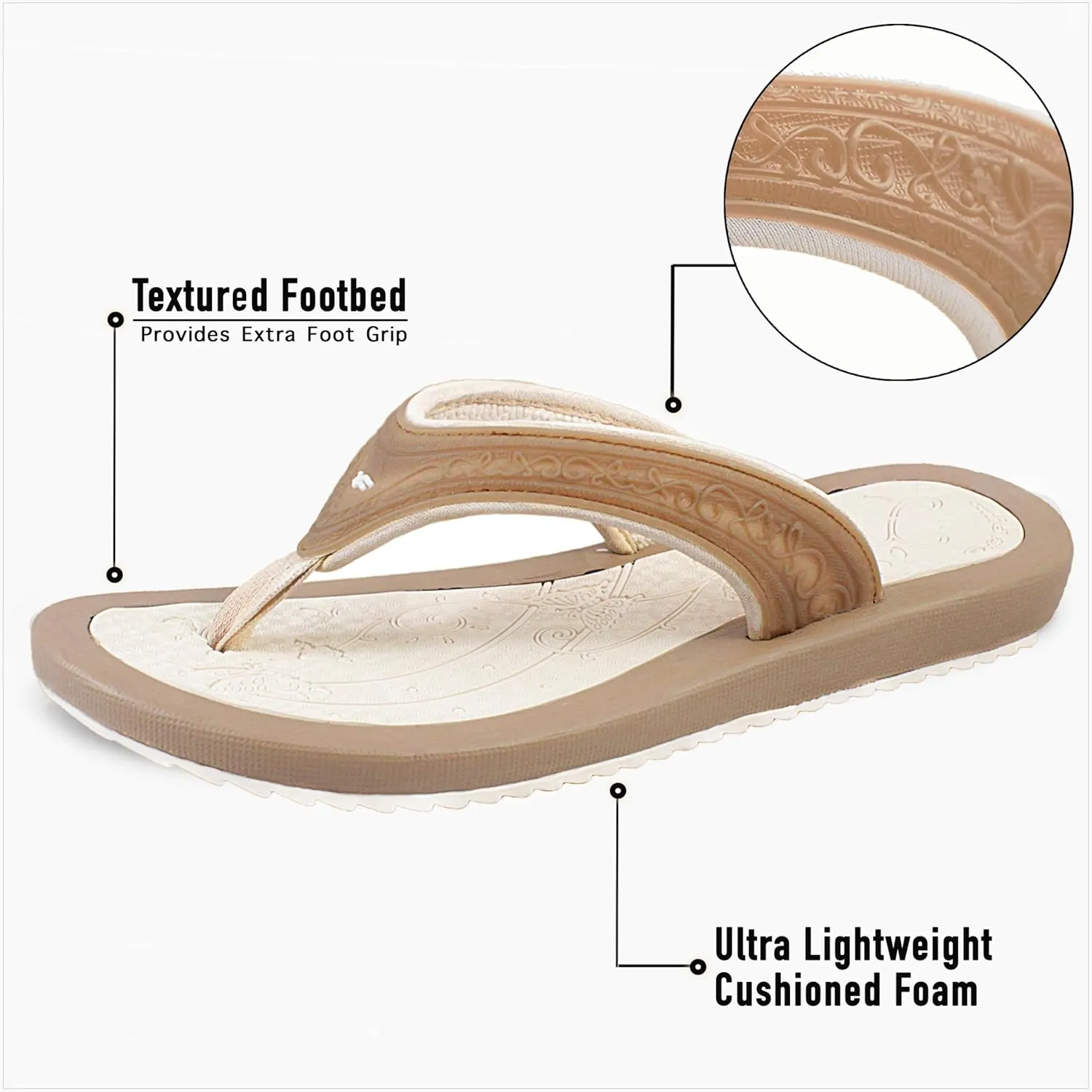Gold Pigeon Breeze Ultra Light Women Flip Flops