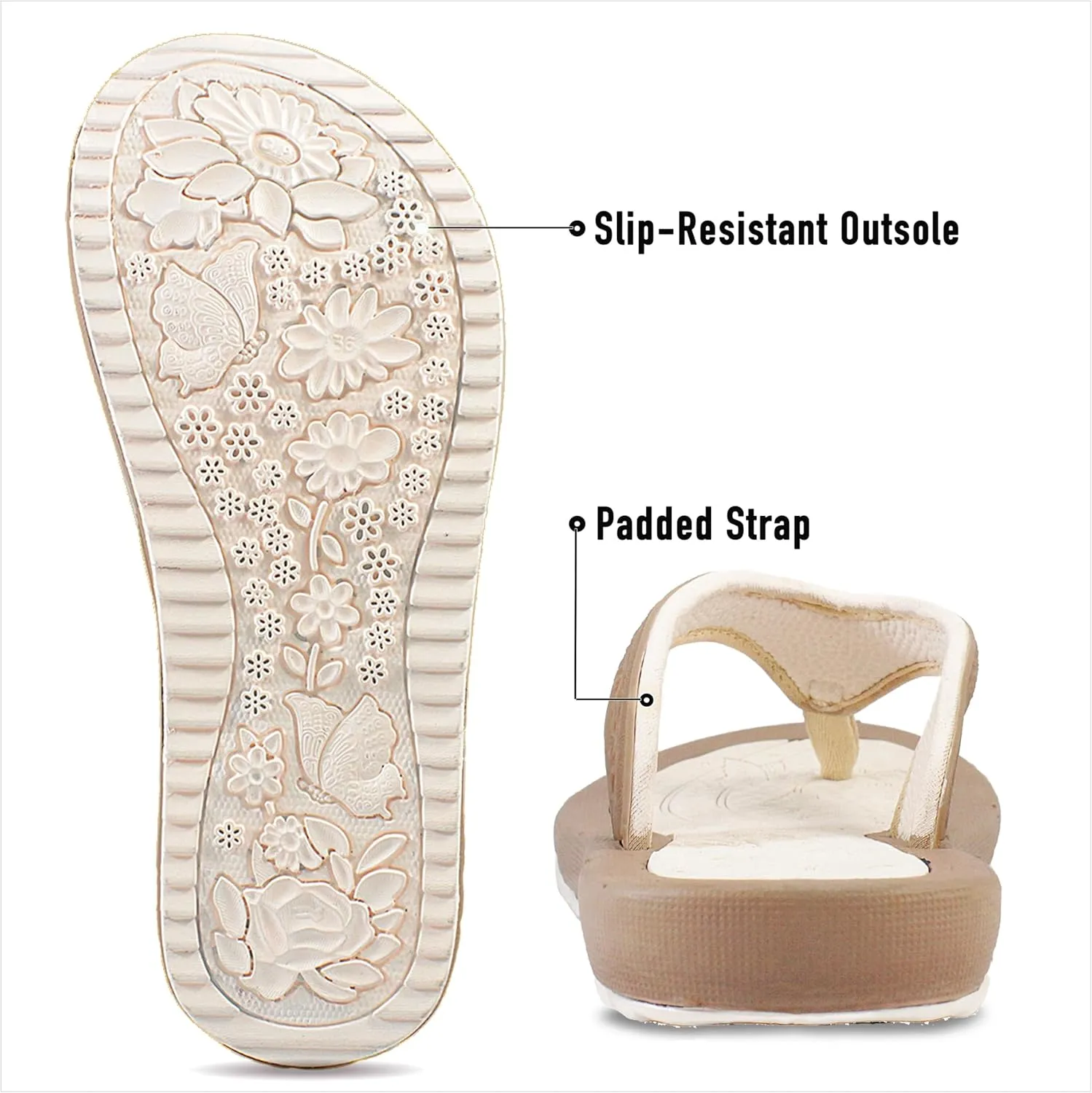 Gold Pigeon Breeze Ultra Light Women Flip Flops