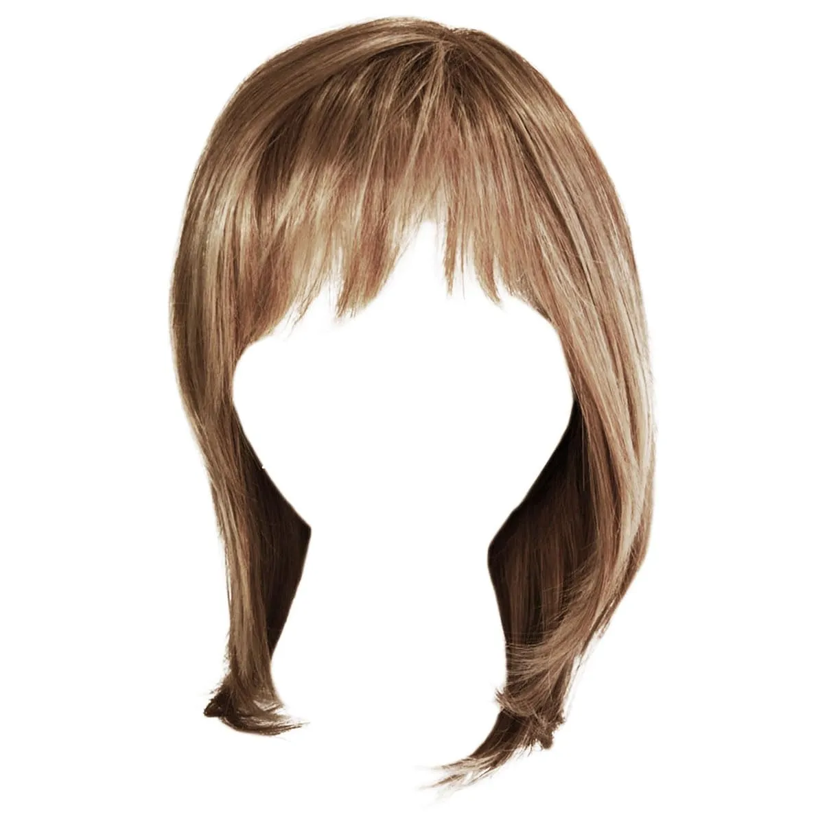 InvigorationMid-Length Bob Ready-To-Wear Wig by Hairuwear, Average Cap - Brown Grey