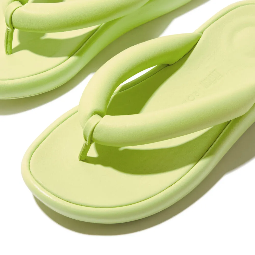 IQUSHION D-LUXE x Roksanda <br>Padded Leather Flip-Flops