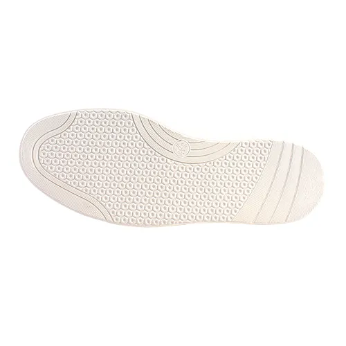 Jana Ladies Platform Trainers - 23767-43 - White / Silver