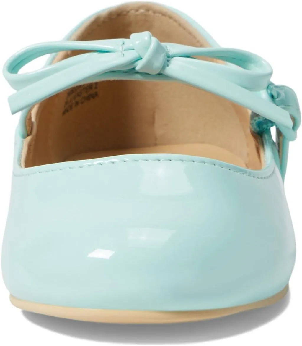 Janie and Jack Girl's Patent Bow Flat (Toddler/Little Big Kid) Ballet