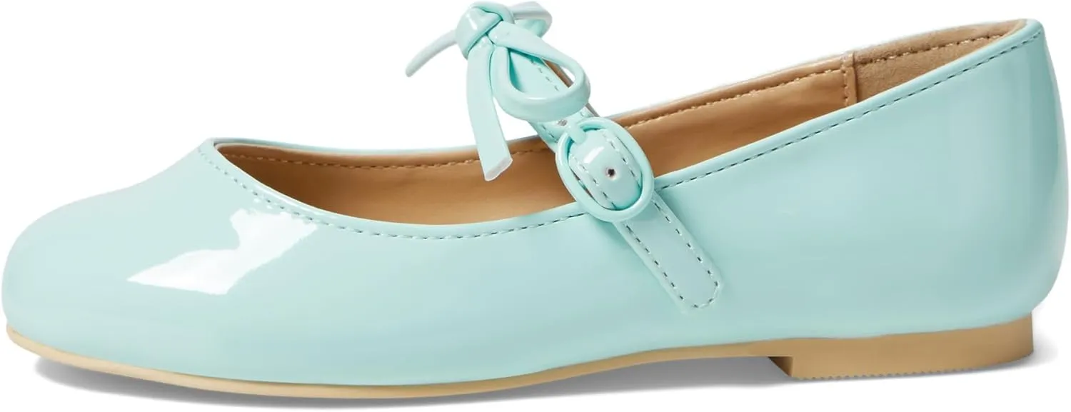 Janie and Jack Girl's Patent Bow Flat (Toddler/Little Big Kid) Ballet