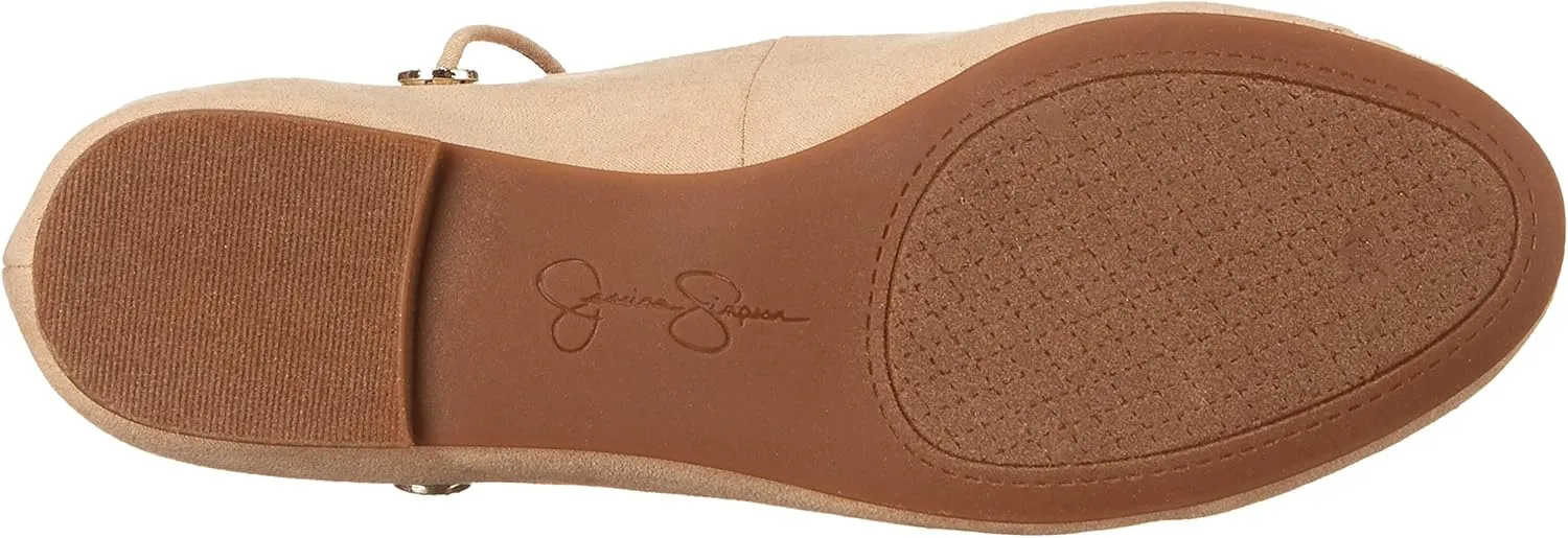 Jessica Simpson Women's Bingley Lace Up Flat Ballet