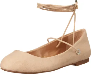 Jessica Simpson Women's Bingley Lace Up Flat Ballet
