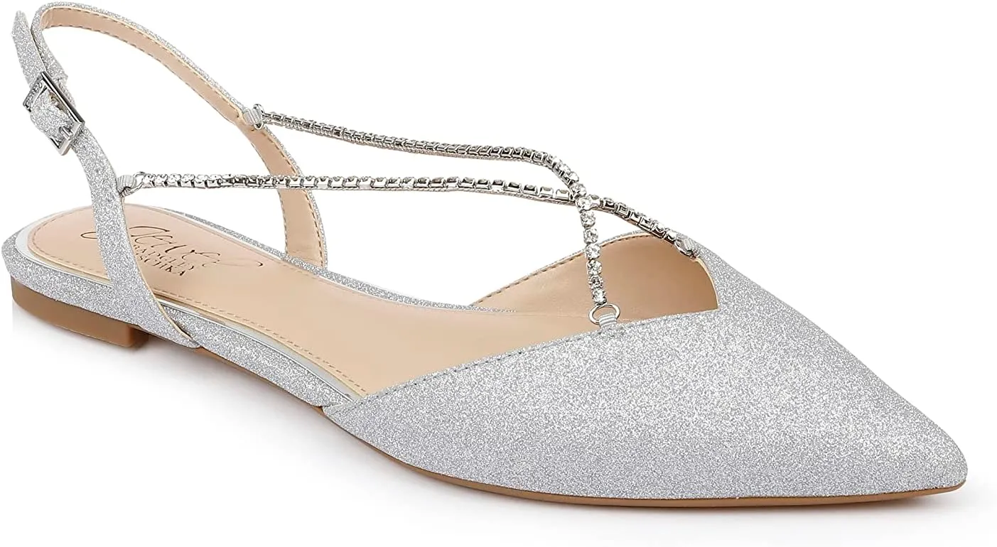 Jewel Badgley Mischka Alanna Ballet Flats