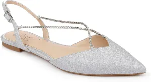 Jewel Badgley Mischka Alanna Ballet Flats