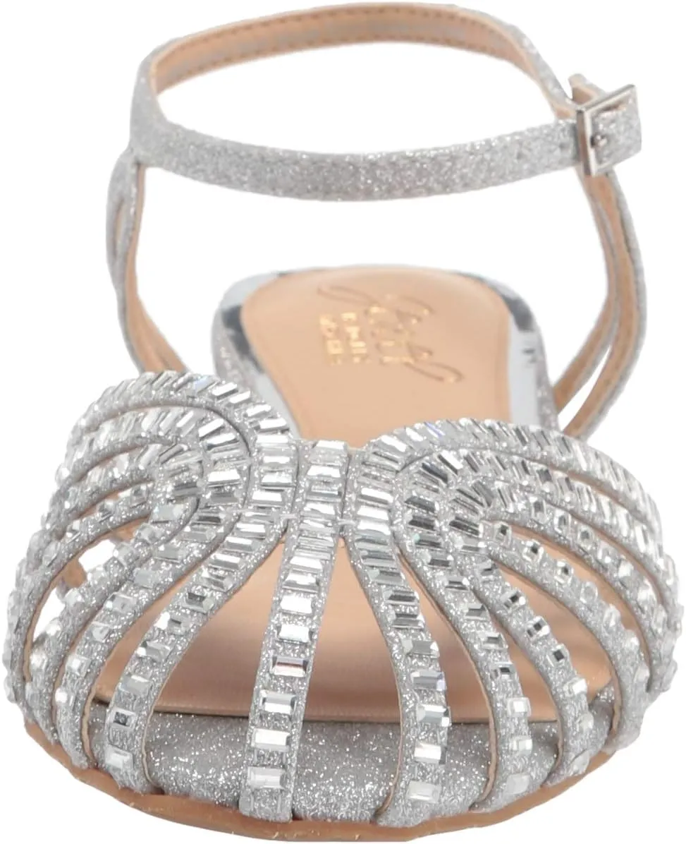 Jewel Badgley Mischka Women's Perla Ballet Flat