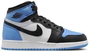 Jordan Boy's Air 1 Retro Hi OG RMST BG (Big Kid) University Blue/Black White 4 Big Kid M