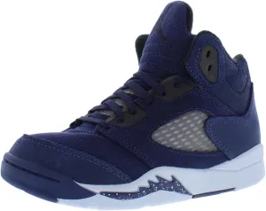 Jordan Little Kid's 5 Retro SE Georgetown Midnight Navy/Black (FN5453 400) - 1.5