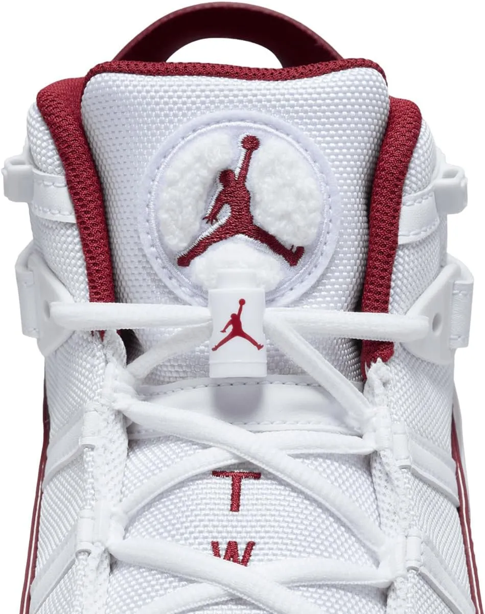 Jordan Mens 6 Rings White/Team Red