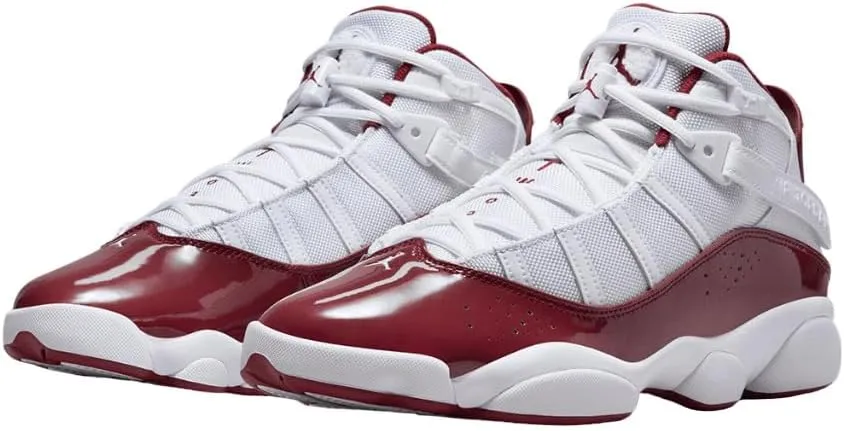 Jordan Mens 6 Rings White/Team Red