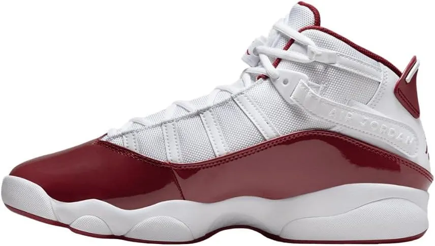 Jordan Mens 6 Rings White/Team Red