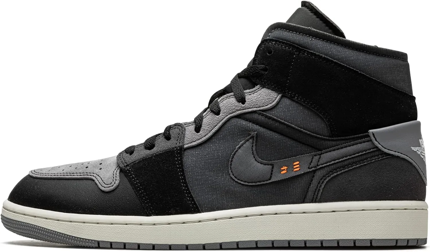 Jordan Mens Air 1 Mid SE Craft DM9652 001 Inside Out - Black - Size 8