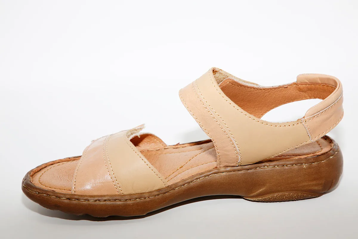 Josef Seibel - Debra 19 Beige Leather Sandal
