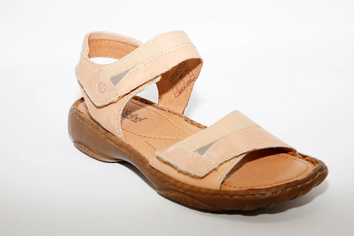 Josef Seibel - Debra 19 Beige Leather Sandal
