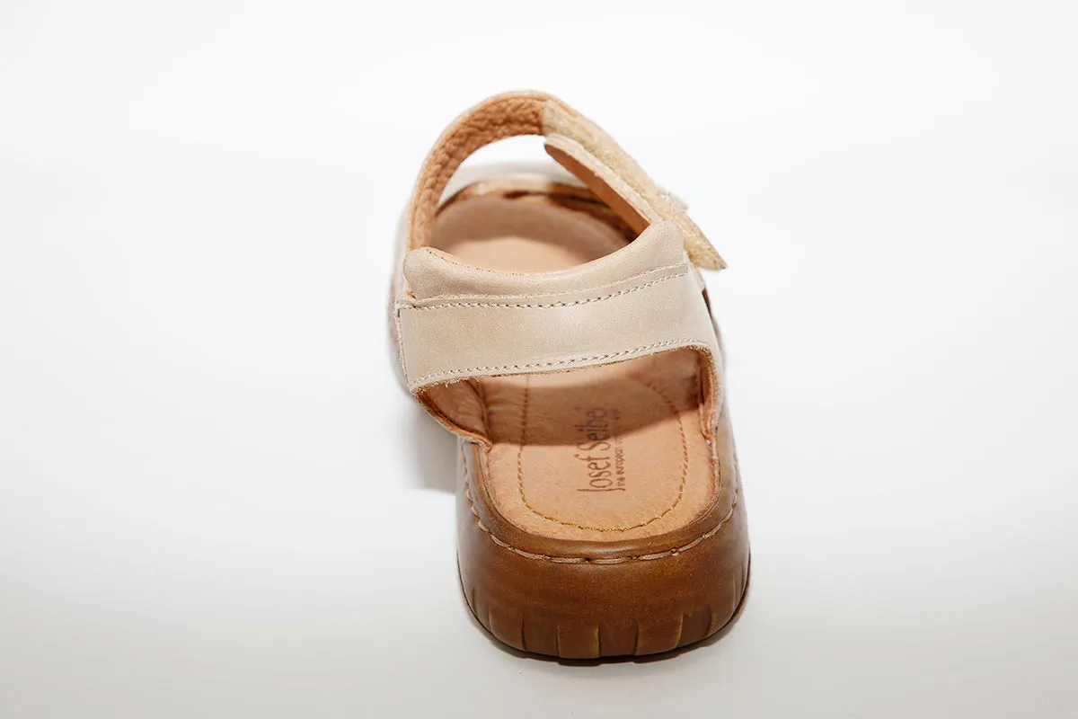 Josef Seibel - Debra Beige Combi Leather Sandal