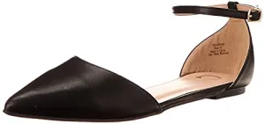 Journee Collection Women's REBA Ballet Flat, Black, 9
