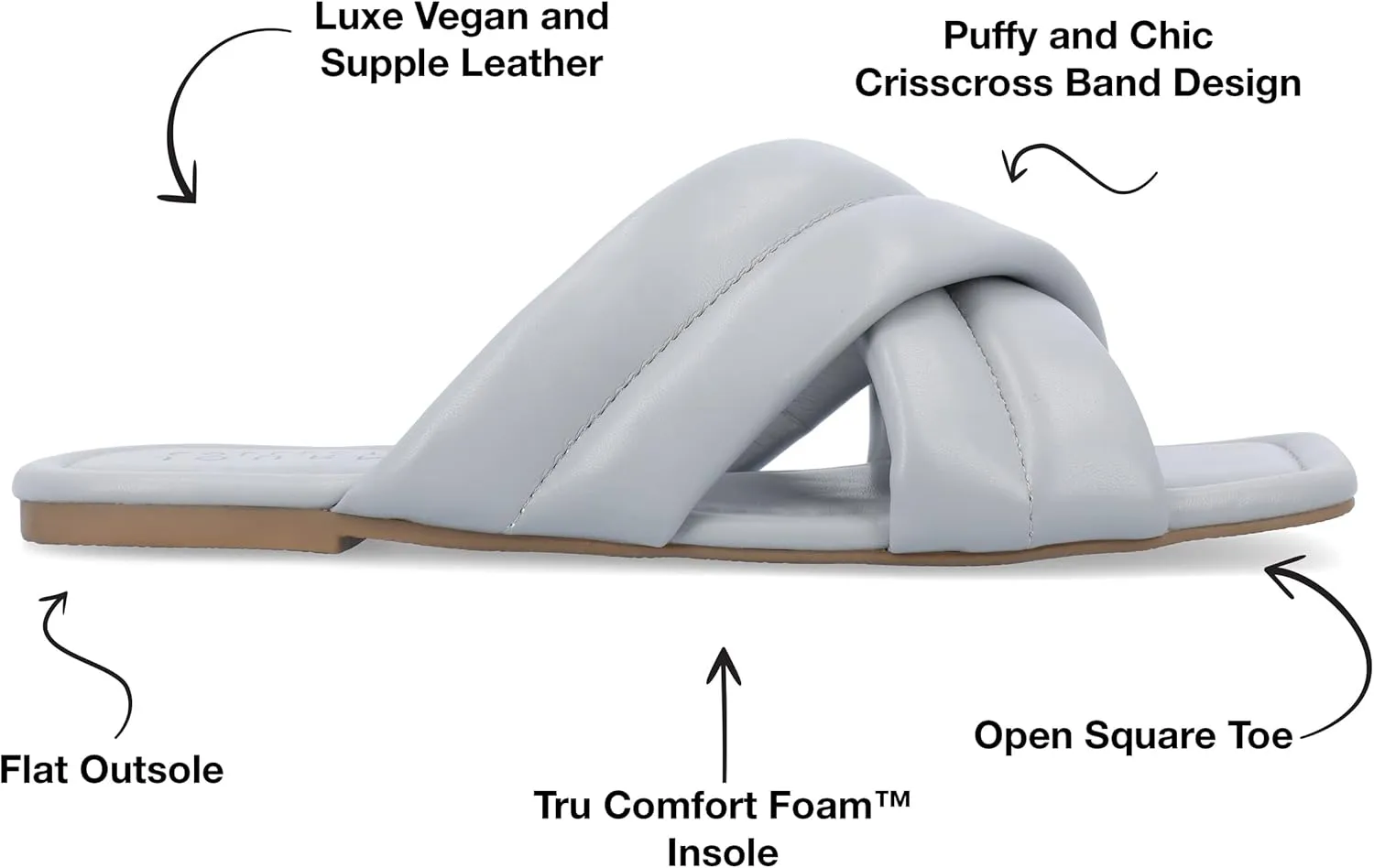 Journee Women's Comfort Foam Divyah Sandals