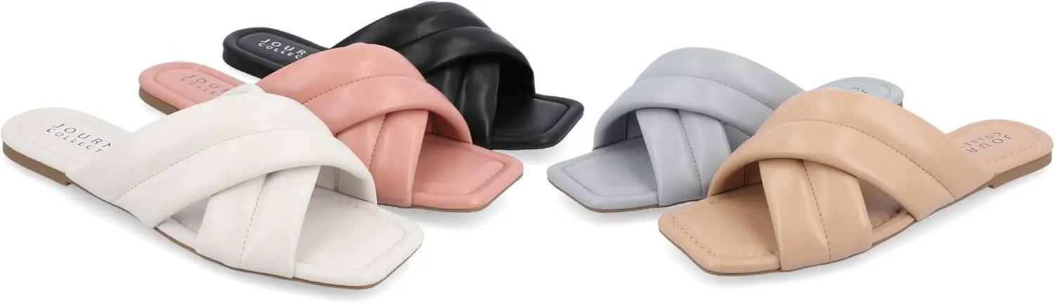 Journee Women's Comfort Foam Divyah Sandals