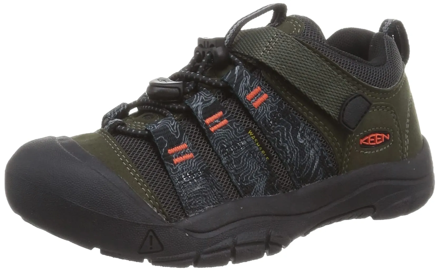 KEEN Newport H2SHO Casual Breathable Comfortable Sneakers, Forest Night/Magnet, 5 US Unisex Big Kid