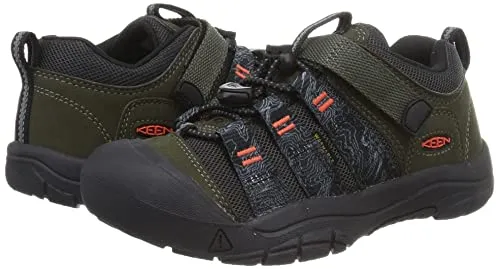 KEEN Newport H2SHO Casual Breathable Comfortable Sneakers, Forest Night/Magnet, 5 US Unisex Big Kid