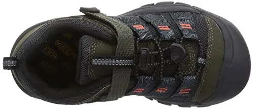 KEEN Newport H2SHO Casual Breathable Comfortable Sneakers, Forest Night/Magnet, 5 US Unisex Big Kid