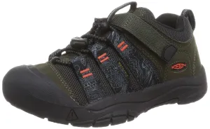 KEEN Newport H2SHO Casual Breathable Comfortable Sneakers, Forest Night/Magnet, 5 US Unisex Big Kid