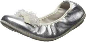 Kid's Ballet Flat, Argento, 34 M EU/3 M US Little Kid