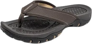 KIIU Mens Thong Sandals Indoor and Outdoor Beach Flip Flop