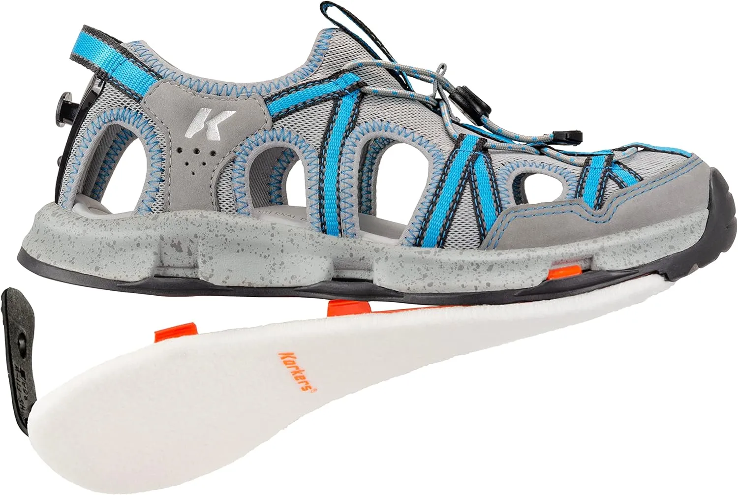 Korkers Women's Swift Sandal - Summer Adventure Versatility Water Sandal