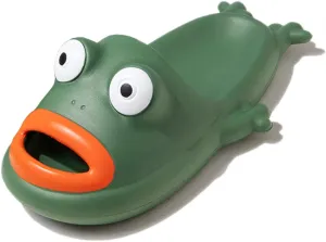 Kvikci Frog Slippers, Unisex Summer Funny Animal Slides, Bass Sandals, Frog Flip Flops Couple Beach Slipper Bath Shoes