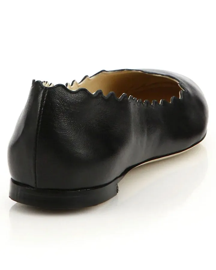 Lauren Ballet Flat in Black