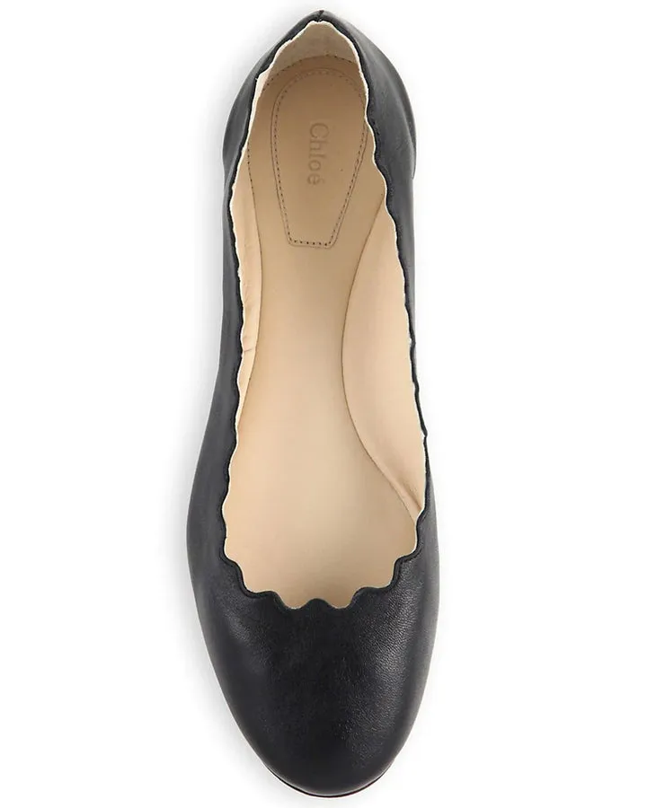 Lauren Ballet Flat in Black