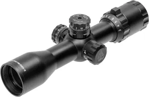 Leapers Inc., UTG BugBuster Riuflescope, 3-12x32mm, 1" Tube, Side AO, Mil-Dot Reticle, DT Rings, Black