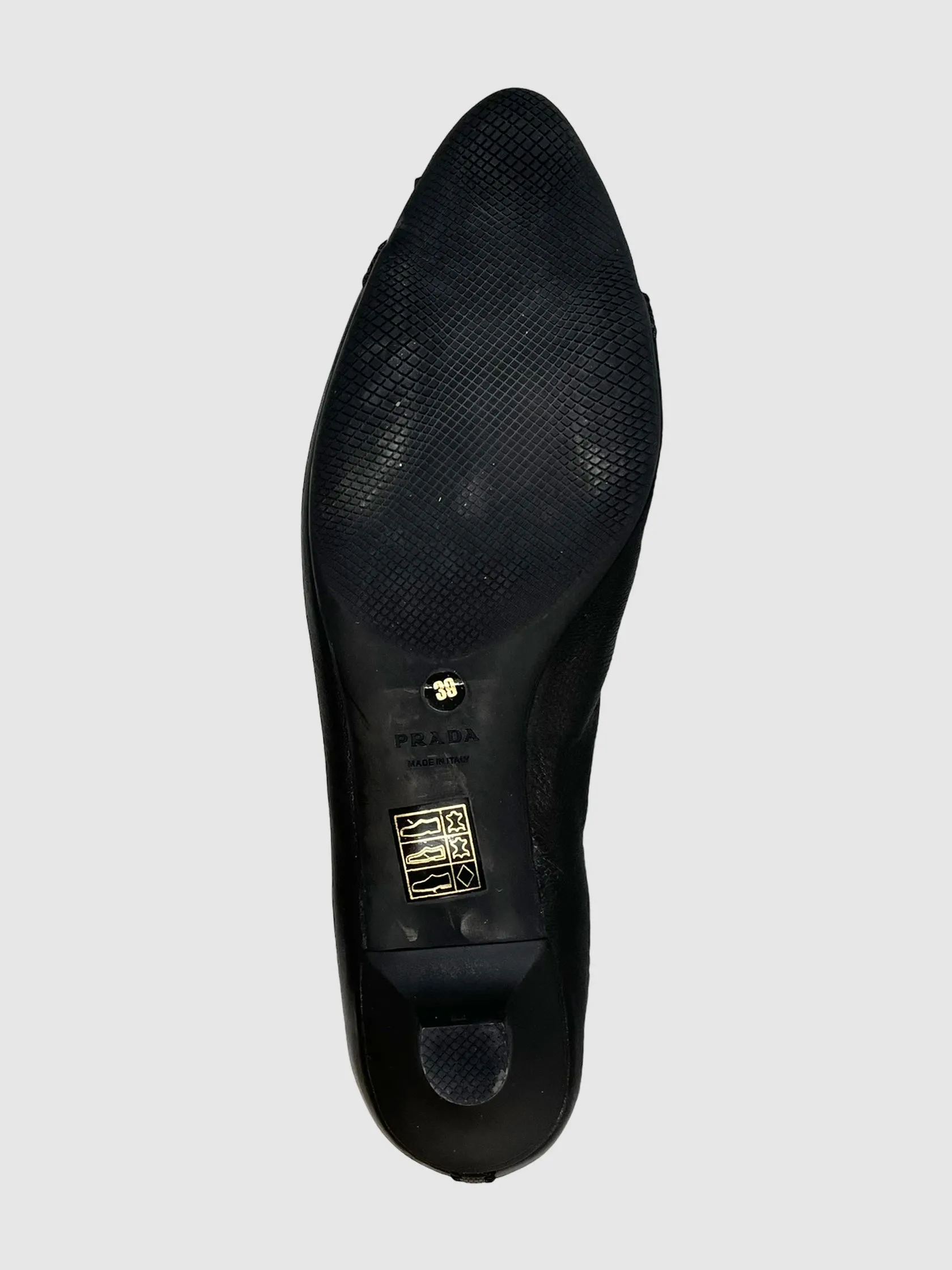 Leather Kitten Heel - Size 39