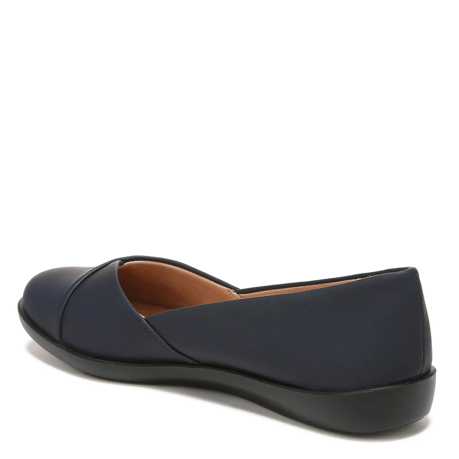 LifeStride Womens Notorious Ballet Flat, Navy, 9 Wide US