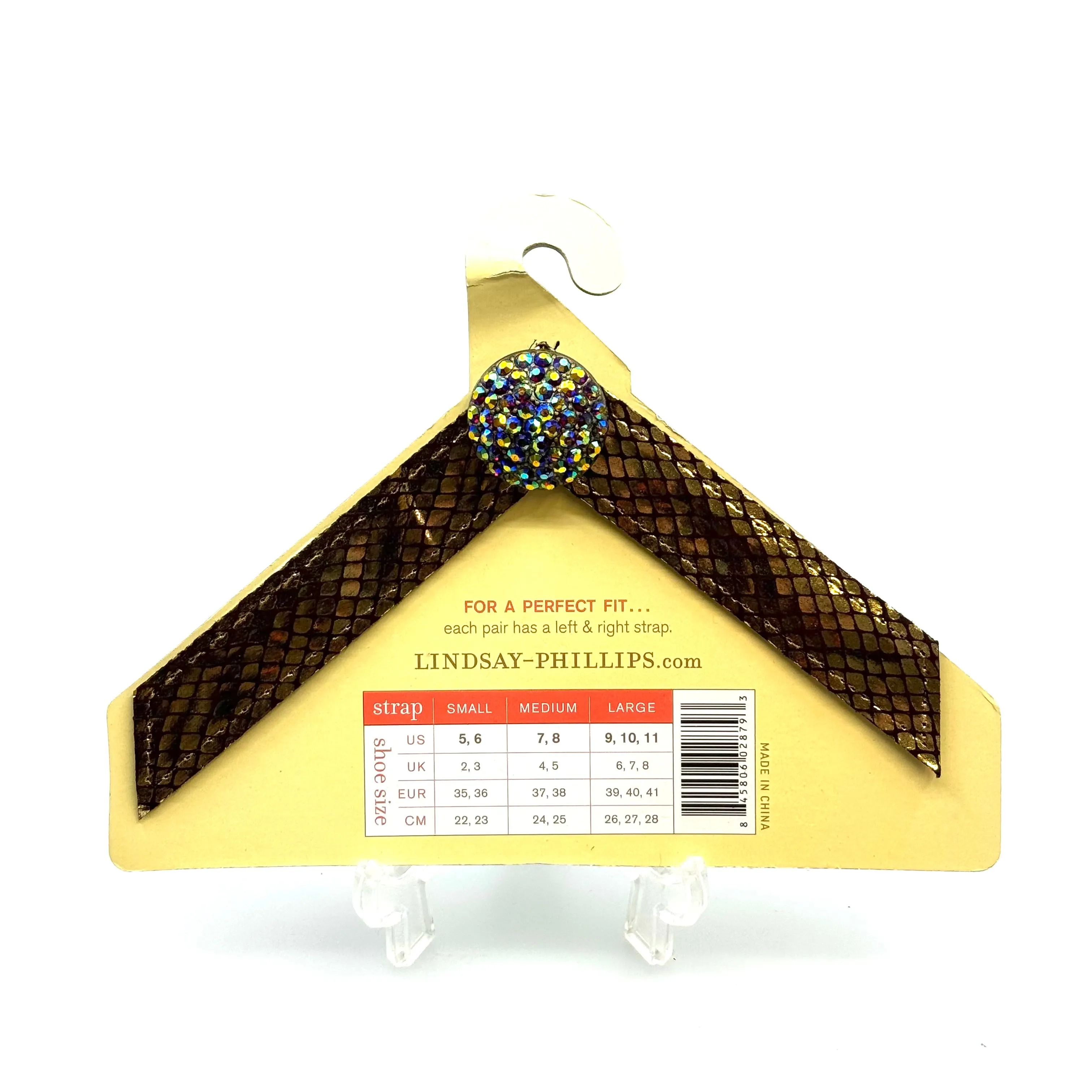 Lindsay Phillips Switchflops | 'Raine' Sparkle Flip-Flop Straps | Color: Gold | Size: S | NEW