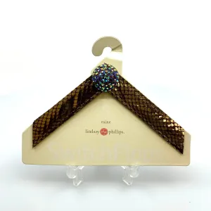 Lindsay Phillips Switchflops | 'Raine' Sparkle Flip-Flop Straps | Color: Gold | Size: S | NEW