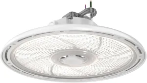 Lithonia Lighting REBL Round High Bay LED Light, 24,000/27,000/30,000 Adjustable Lumen Output, 3500K/4000K/5000K Switchable White Color Temperature, Work Light, UVOLT 120-347V, 14.6" x 7.5", White