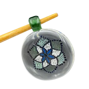 Livin_Glass - Geometric Dot Pendant
