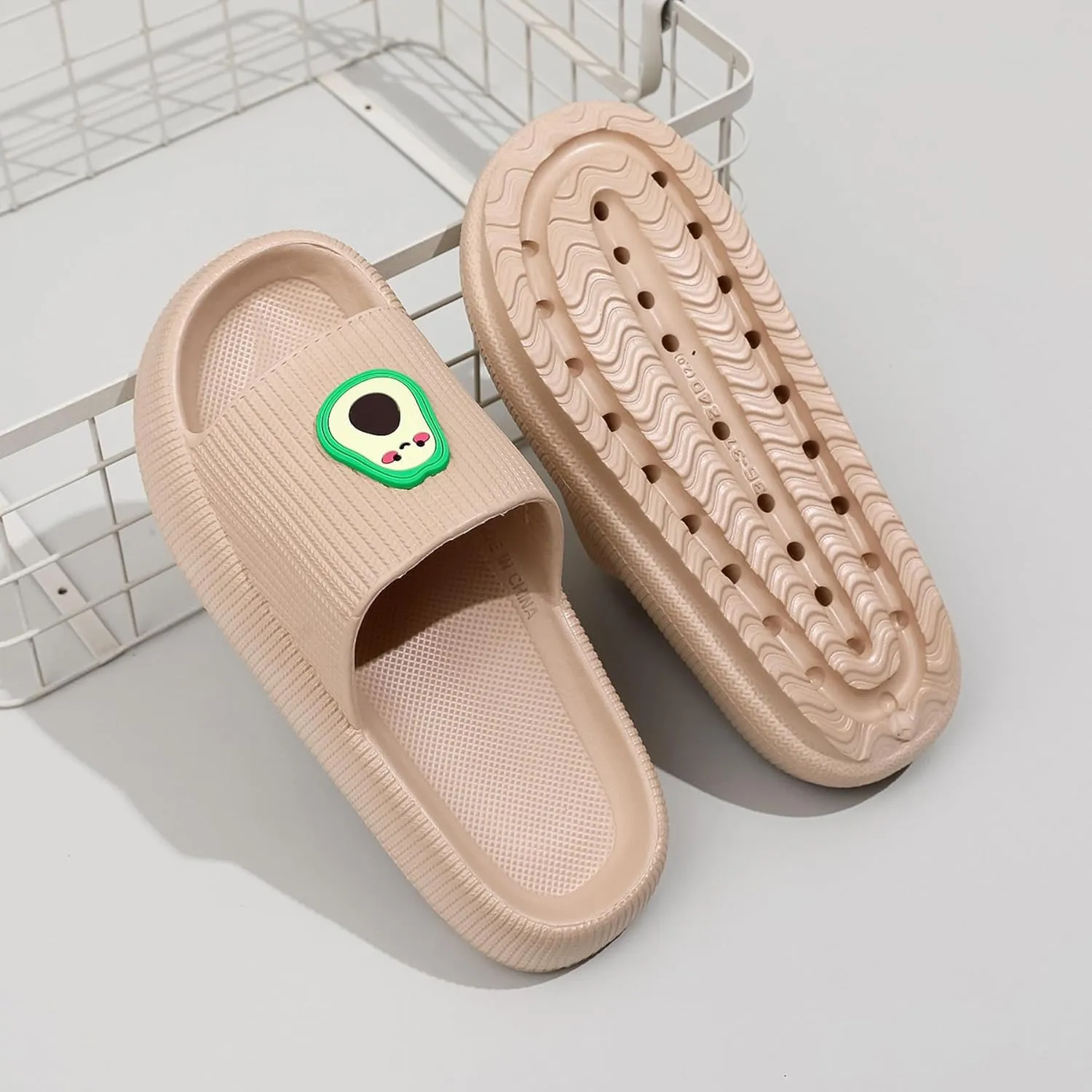 LNERIP Evil Eye Cloud Slippers Women Men Pillow Sliders Light and Soft Flip Flop Bathroom Garden Platform Sandals Super Massage House Slides Indoor Outdoor