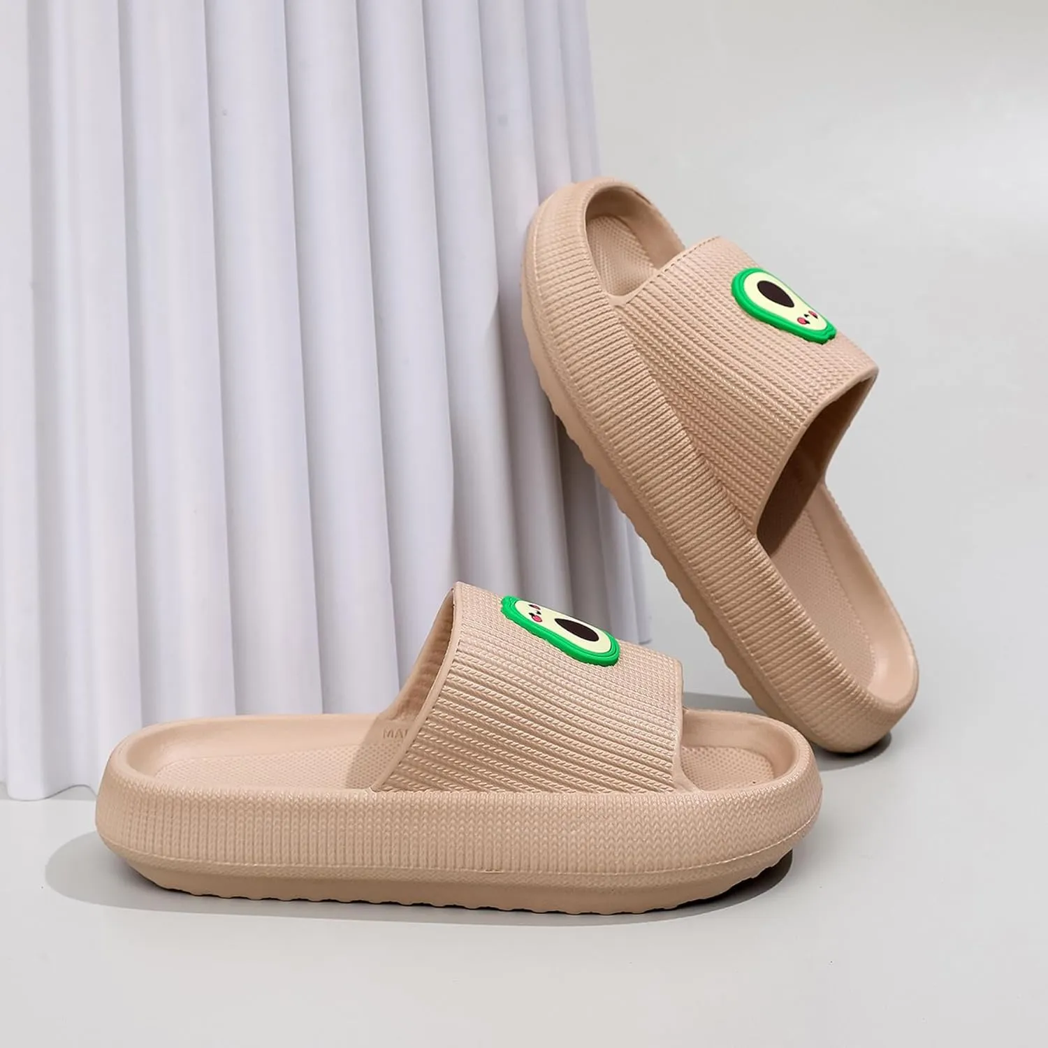 LNERIP Evil Eye Cloud Slippers Women Men Pillow Sliders Light and Soft Flip Flop Bathroom Garden Platform Sandals Super Massage House Slides Indoor Outdoor