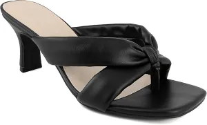 LONDON FOG Womens Louelle Dress Sandal Womens comfort Heeled Sandals