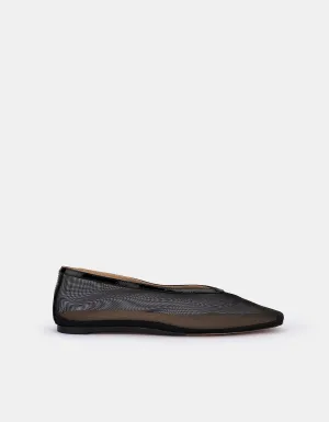 Maison Slipper - Black Mesh