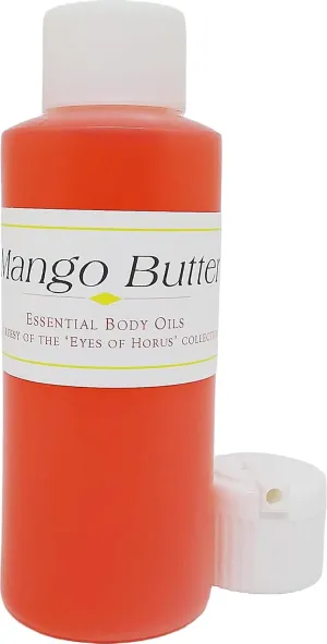 Mango Butter Scented Body Oil Fragrance [Flip Cap - Red - 2 oz.] - ID#31923