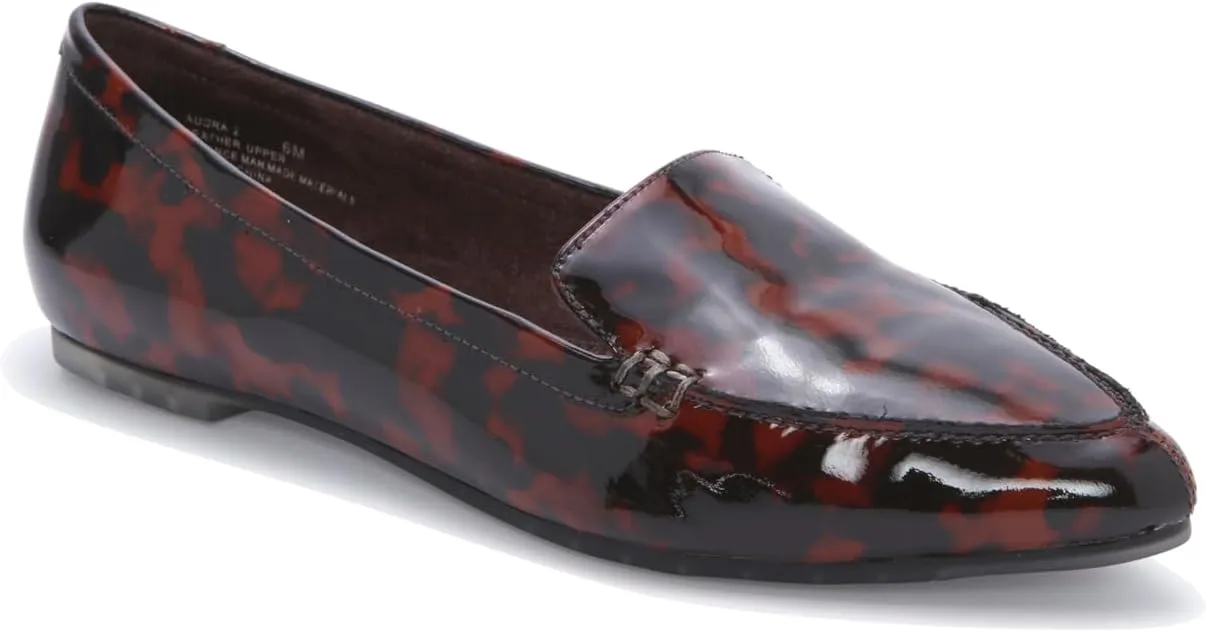 ME TOO Audra Animal Print Pointed Toe Flat