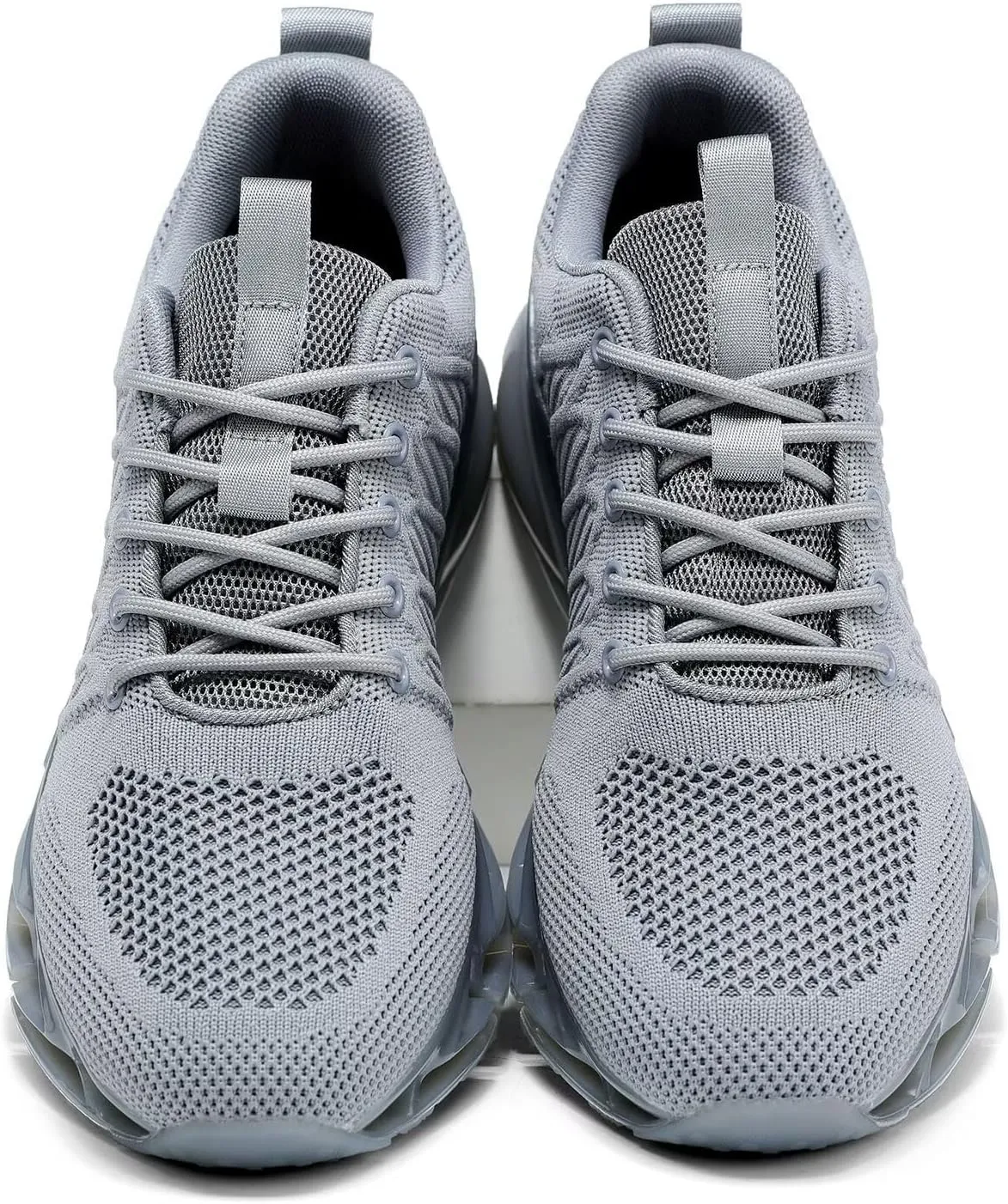 Mens Air Cushion Fashion Sneakers Breathable Blade Running Walking Shoes Comfortable Non Slip Work Sport Fitness Athletic Tennis Shoes
